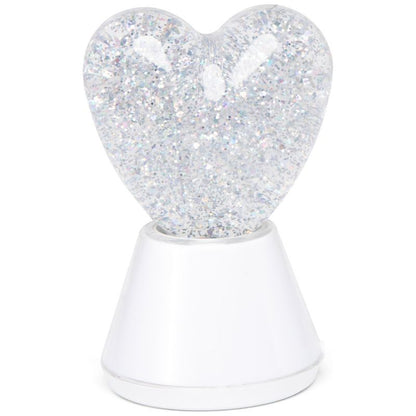 Lampe à paillettes Magic Glow Cœur
