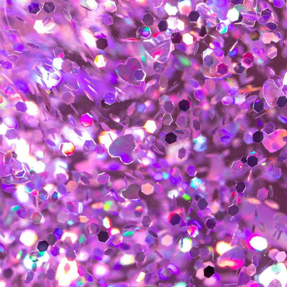 Lampe à paillettes Magic Glow Cœur