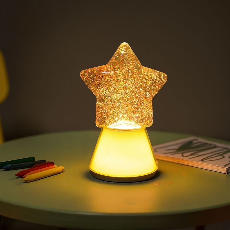 Lampe à paillettes Magic Glow Etoile