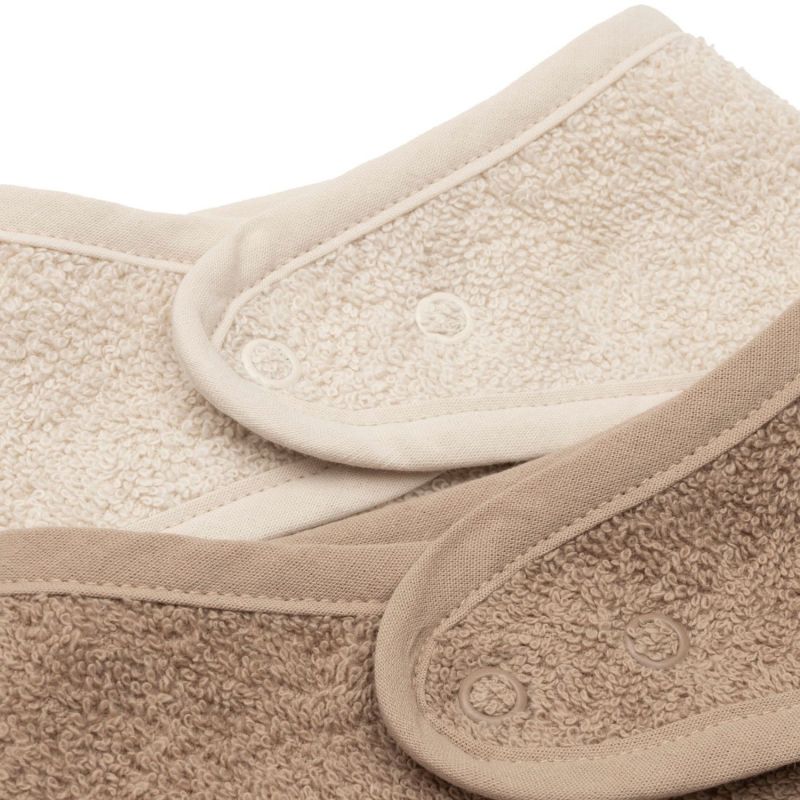 Lot de 2 bavoirs bandana Sand-Milky Coffee