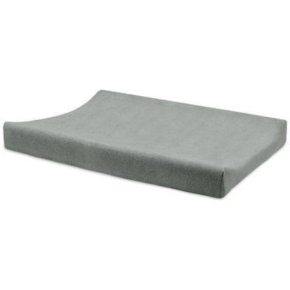Housse de matelas à langer en éponge  Sea Green-Ivory