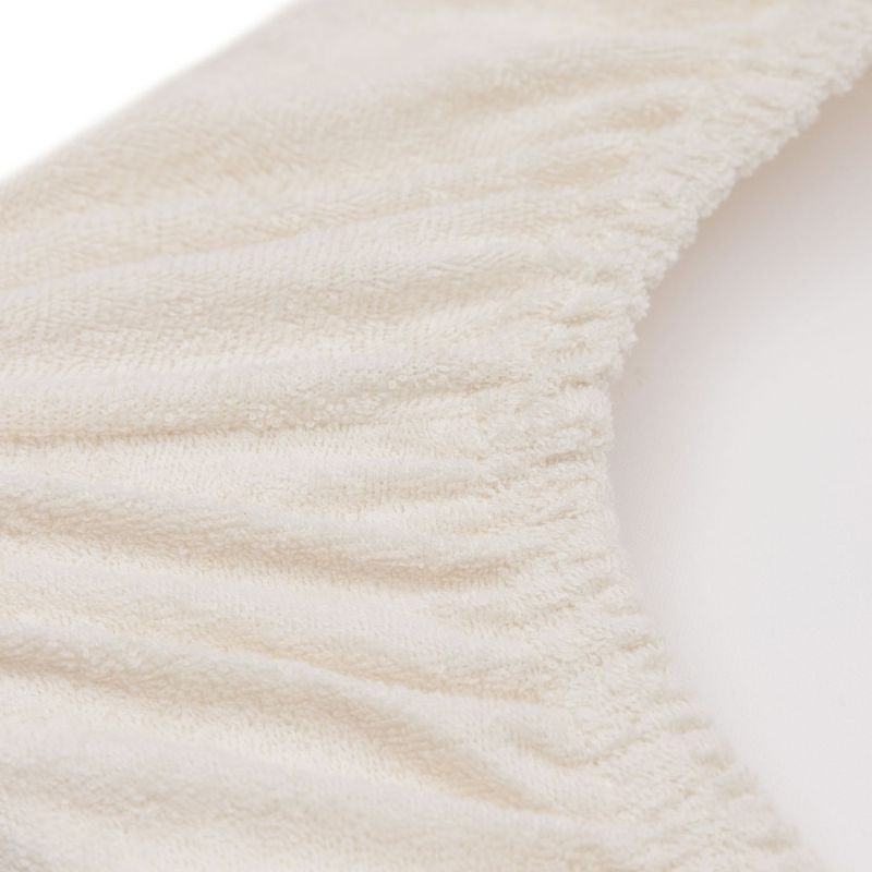 Housse de matelas à langer en éponge  Sea Green-Ivory