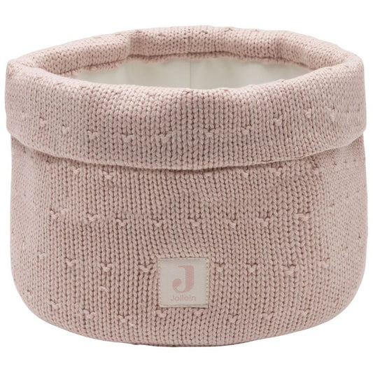 Panier de rangement Sprinkle Knit silk rose